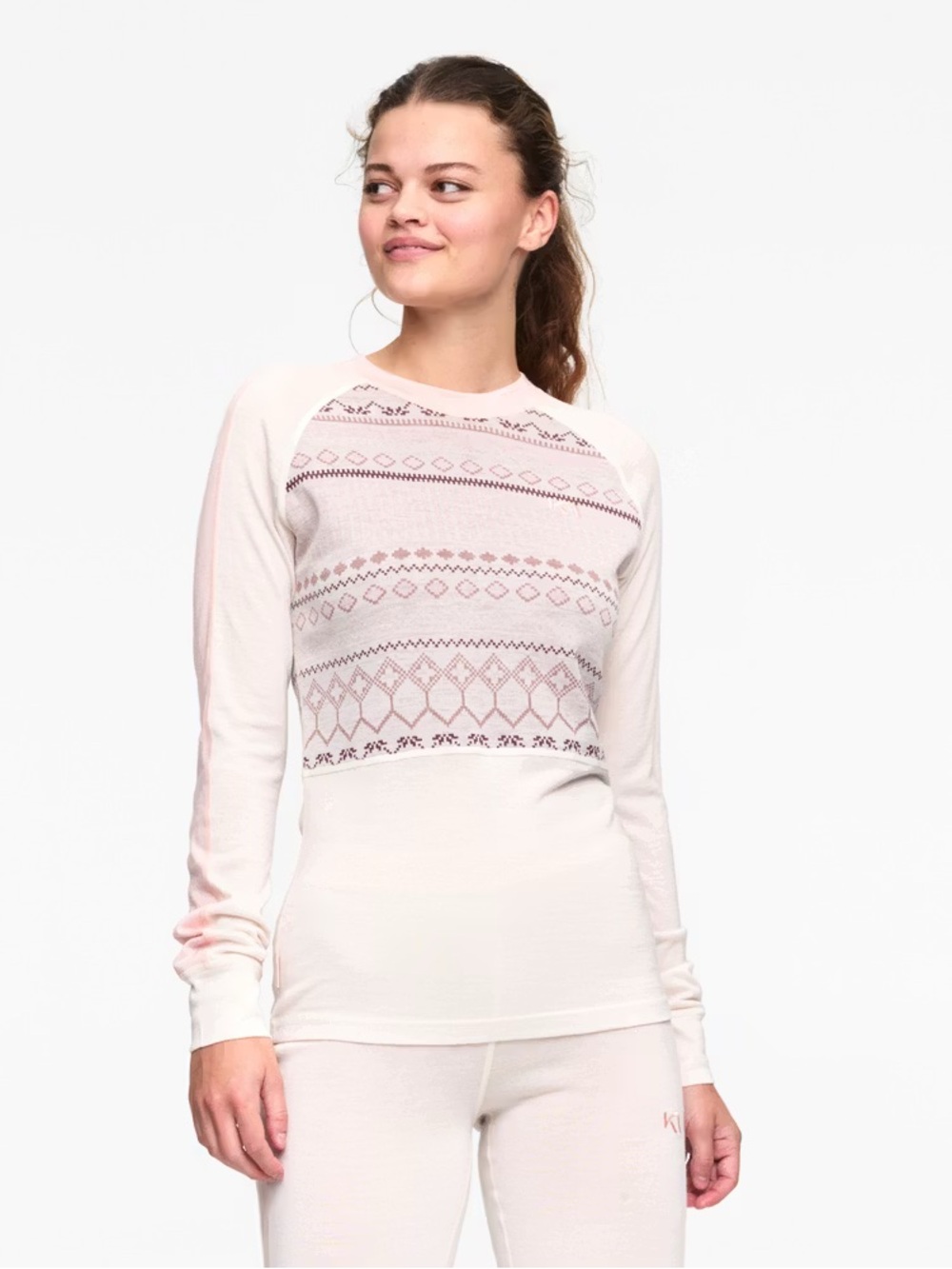 Kari traa Tuva Long Sleeve - Natural White